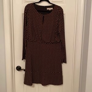 Loft long sleeve floral dress